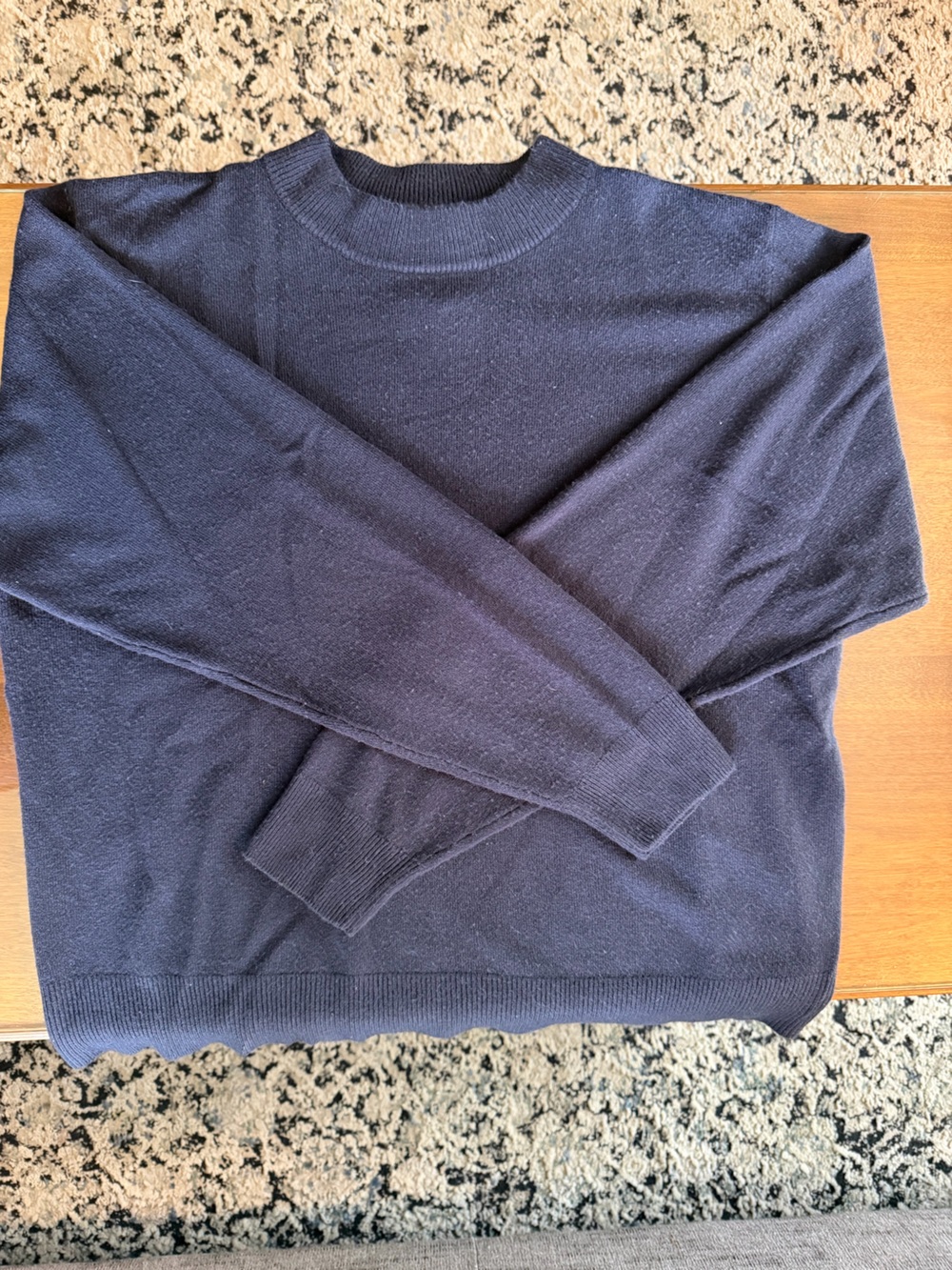 Sag Harbor Women’s Crewneck Sweater in Navy